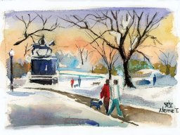 Logan Circle winter 